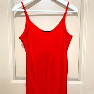 HYPE. Red suede mini dress. Size M.